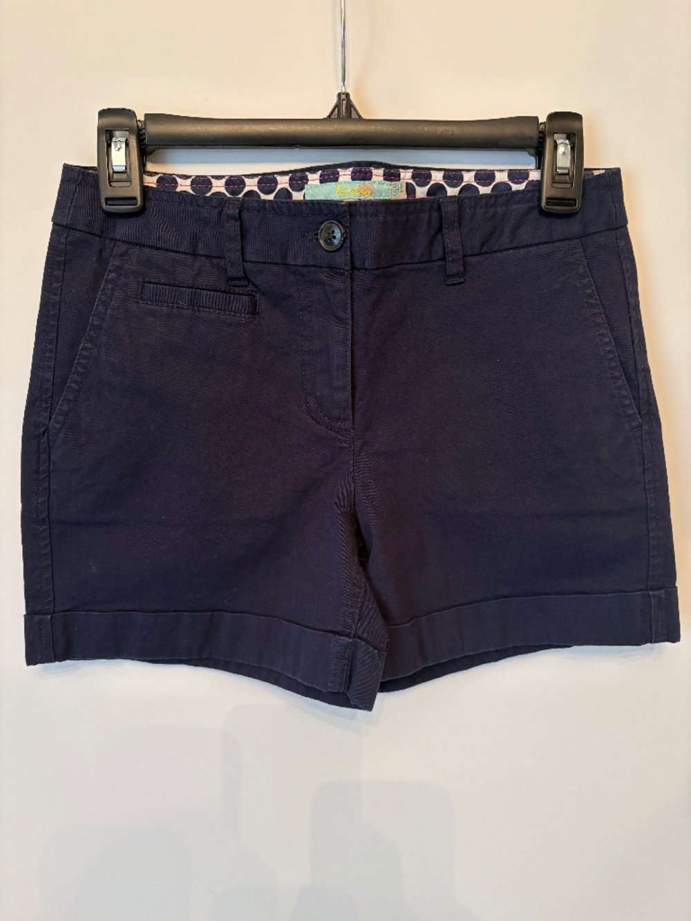 Boden Chino Shorts Navy Blue 2 short inseam
